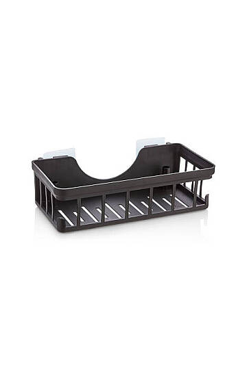 2li Yapışkanlı Şampuanlık - Banyo & Duş Düzenleyici Banyo Rafı - Sabunluk Organizer Antrasit - 6