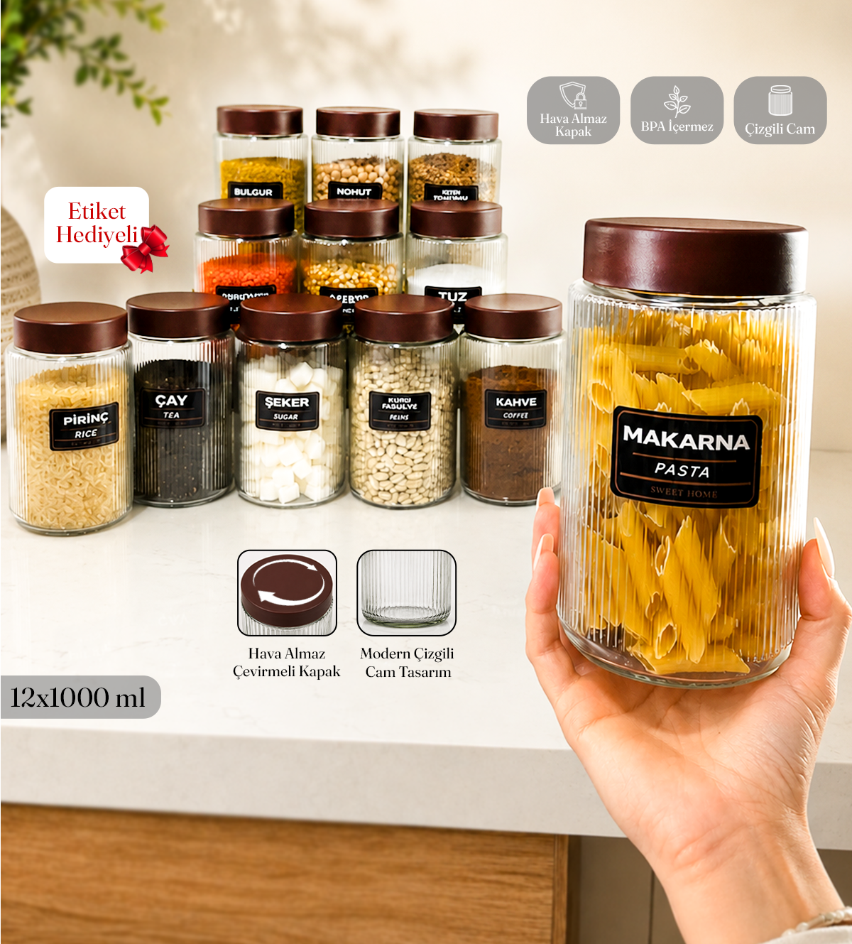 Cam Kavanoz Rehberi | Sağlıklı Saklama ve Mutfak Düzeni | Naturelove
